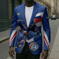 Cape Verde Won Our Hearts Soccer Blazer Blue Sharks Football Mascot Patriotic National Team