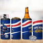 Cape Verde Won Our Hearts Soccer 4 in 1 Can Cooler Tumbler Blue Sharks Football Mascot Patriotic National Team