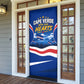 Cape Verde Won Our Hearts Soccer Door Cover Blue Sharks Football Mascot Patriotic National Team