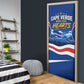Cape Verde Won Our Hearts Soccer Door Cover Blue Sharks Football Mascot Patriotic National Team