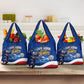 Cape Verde Won Our Hearts Soccer Grocery Bag Blue Sharks Football Mascot Patriotic National Team