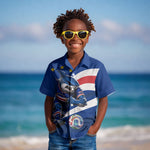 Cape Verde Won Our Hearts Soccer Kid Hawaiian Shirt Blue Sharks Football Mascot Patriotic National Team