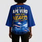Cape Verde Won Our Hearts Soccer Kimono Sleeve Blouse Blue Sharks Football Mascot Patriotic National Team