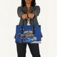 Cape Verde Won Our Hearts Soccer Leather Bag Blue Sharks Football Mascot Patriotic National Team