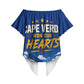 Cape Verde Won Our Hearts Soccer Off Shoulder Wrap Waist Top Blue Sharks Football Mascot Patriotic National Team