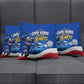 Cape Verde Won Our Hearts Soccer Pillow Cover Blue Sharks Football Mascot Patriotic National Team