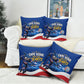 Cape Verde Won Our Hearts Soccer Pillow Cover Blue Sharks Football Mascot Patriotic National Team