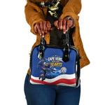 Cape Verde Won Our Hearts Soccer Shoulder Handbag Blue Sharks Football Mascot Patriotic National Team