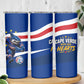Cape Verde Won Our Hearts Soccer Skinny Tumbler Blue Sharks Football Mascot Patriotic National Team