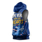 Cape Verde Won Our Hearts Soccer Sleeveless Hoodie Blue Sharks Football Mascot Patriotic National Team