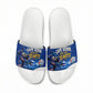 Cape Verde Won Our Hearts Soccer Slide Sandals Blue Sharks Football Mascot Patriotic National Team