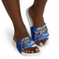 Cape Verde Won Our Hearts Soccer Slide Sandals Blue Sharks Football Mascot Patriotic National Team