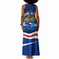 Cape Verde Won Our Hearts Soccer Tank Maxi Dress Blue Sharks Football Mascot Patriotic National Team