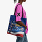 Cape Verde Won Our Hearts Soccer Tote Bag Blue Sharks Football Mascot Patriotic National Team