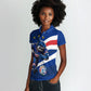 Cape Verde Won Our Hearts Soccer Women Polo Shirt Blue Sharks Football Mascot Patriotic National Team