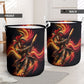 Trinbago Knight Riders Cricket Laundry Basket Trinidad and Tobago Fiery Knight Warrior Bat Flame