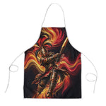 Trinbago Knight Riders Cricket Apron Trinidad and Tobago Fiery Knight Warrior Bat Flame
