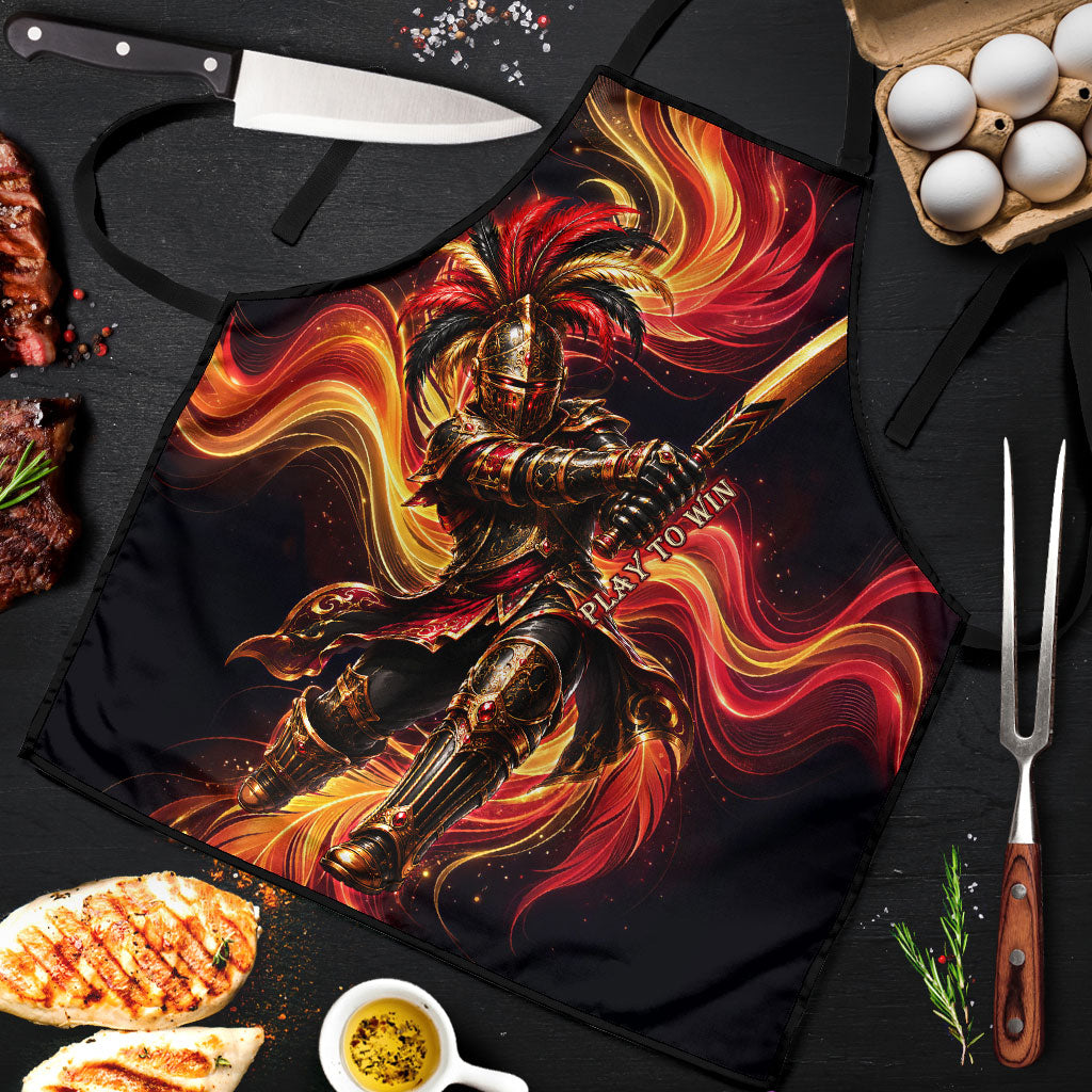 Trinbago Knight Riders Cricket Apron Trinidad and Tobago Fiery Knight Warrior Bat Flame