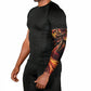 Trinbago Knight Riders Cricket Arm Sleeves Trinidad and Tobago Fiery Knight Warrior Bat Flame