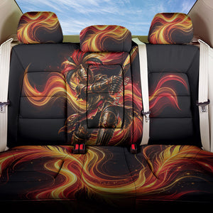 Trinbago Knight Riders Cricket Back Car Seat Cover Trinidad and Tobago Fiery Knight Warrior Bat Flame