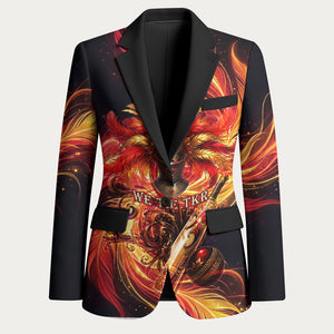 Trinbago Knight Riders Cricket Blazer Trinidad and Tobago Fiery Knight Warrior Bat Flame