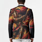 Trinbago Knight Riders Cricket Blazer Trinidad and Tobago Fiery Knight Warrior Bat Flame