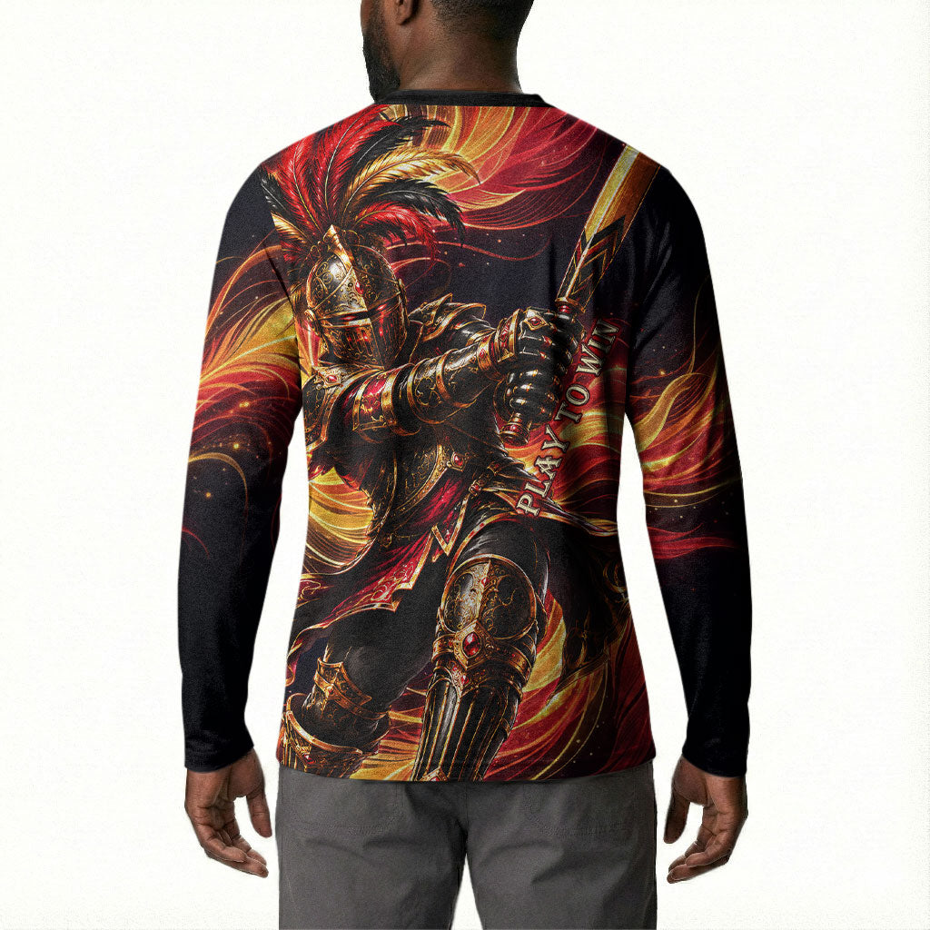 Trinbago Knight Riders Cricket Button Sweatshirt Trinidad and Tobago Fiery Knight Warrior Bat Flame