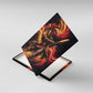 Trinbago Knight Riders Cricket Canvas Wall Art Trinidad and Tobago Fiery Knight Warrior Bat Flame