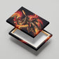 Trinbago Knight Riders Cricket Canvas Wall Art Trinidad and Tobago Fiery Knight Warrior Bat Flame