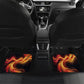 Trinbago Knight Riders Cricket Car Mats Trinidad and Tobago Fiery Knight Warrior Bat Flame