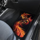 Trinbago Knight Riders Cricket Car Mats Trinidad and Tobago Fiery Knight Warrior Bat Flame