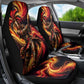 Trinbago Knight Riders Cricket Car Seat Cover Trinidad and Tobago Fiery Knight Warrior Bat Flame