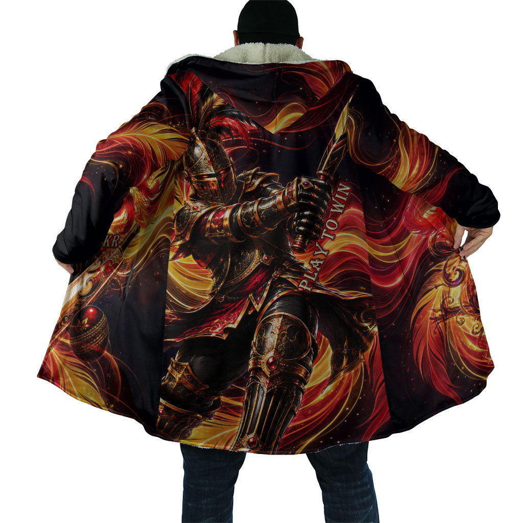 Trinbago Knight Riders Cricket Cloak Trinidad and Tobago Fiery Knight Warrior Bat Flame