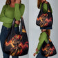Trinbago Knight Riders Cricket Grocery Bag Trinidad and Tobago Fiery Knight Warrior Bat Flame