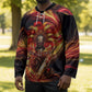 Trinbago Knight Riders Cricket Hockey Jersey Trinidad and Tobago Fiery Knight Warrior Bat Flame