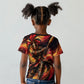 Trinbago Knight Riders Cricket Kid T shirt Trinidad and Tobago Fiery Knight Warrior Bat Flame