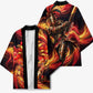 Trinbago Knight Riders Cricket Kimono Trinidad and Tobago Fiery Knight Warrior Bat Flame