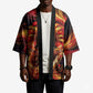 Trinbago Knight Riders Cricket Kimono Trinidad and Tobago Fiery Knight Warrior Bat Flame