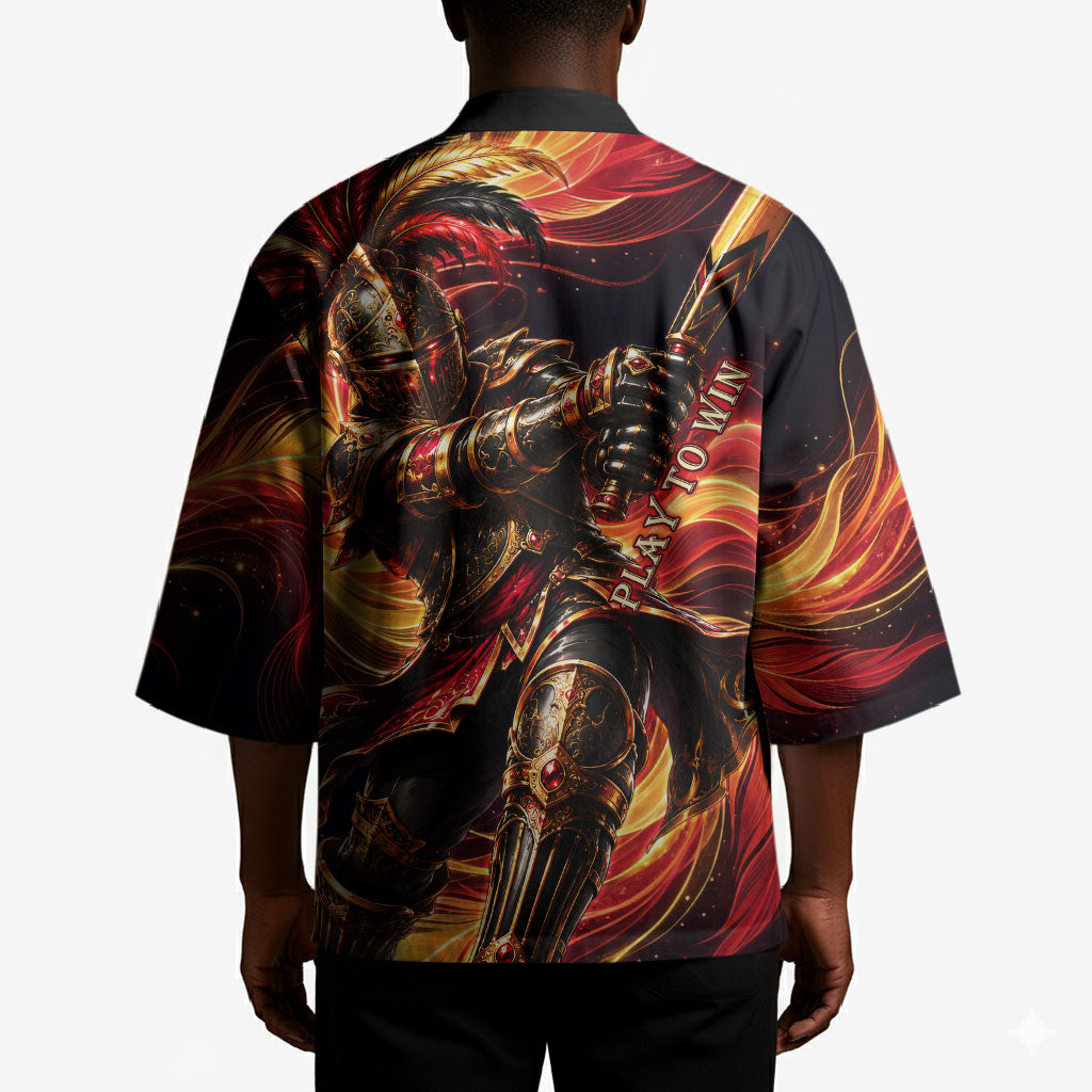 Trinbago Knight Riders Cricket Kimono Trinidad and Tobago Fiery Knight Warrior Bat Flame