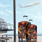 Trinbago Knight Riders Cricket Luggage Cover Trinidad and Tobago Fiery Knight Warrior Bat Flame