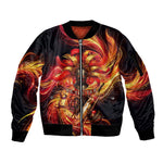 Trinbago Knight Riders Cricket Sleeve Zip Bomber Jacket Trinidad and Tobago Fiery Knight Warrior Bat Flame