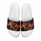 Trinbago Knight Riders Cricket Slide Sandals Trinidad and Tobago Fiery Knight Warrior Bat Flame
