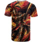 Trinbago Knight Riders Cricket T shirt Trinidad and Tobago Fiery Knight Warrior Bat Flame