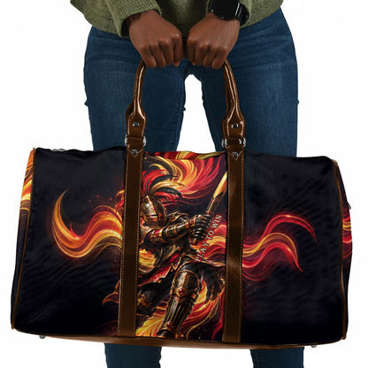 Trinbago Knight Riders Cricket Travel Bag Trinidad and Tobago Fiery Knight Warrior Bat Flame