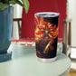 Trinbago Knight Riders Cricket Tumbler Cup Trinidad and Tobago Fiery Knight Warrior Bat Flame