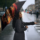 Trinbago Knight Riders Cricket Umbrella Trinidad and Tobago Fiery Knight Warrior Bat Flame
