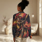 Trinbago Knight Riders Cricket Women Casual Shirt Trinidad and Tobago Fiery Knight Warrior Bat Flame