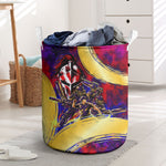 Trinbago Knight Riders Cricket Laundry Basket Trinidad and Tobago Unleash The Knight Brush Stroke