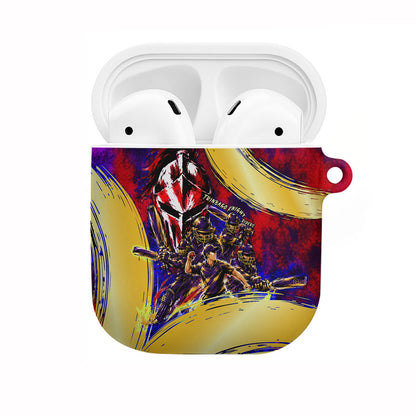 Trinbago Knight Riders Cricket AirPods Case Trinidad and Tobago Unleash The Knight Brush Stroke