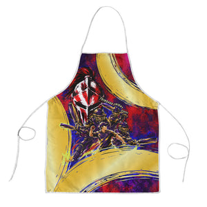 Trinbago Knight Riders Cricket Apron Trinidad and Tobago Unleash The Knight Brush Stroke